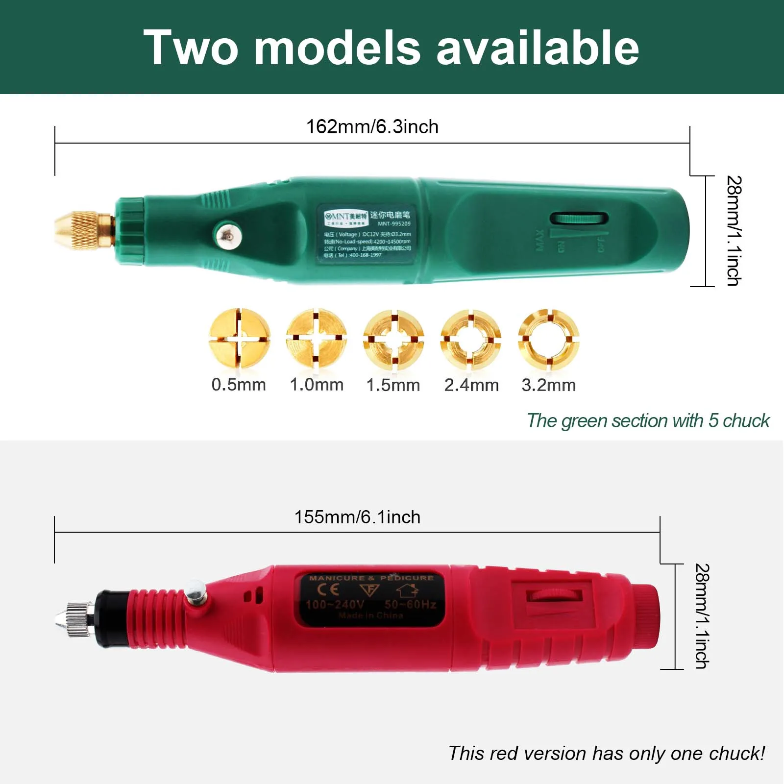 Mini Rotary Tool Kit,Small Handheld Electric Grinder Manicure Set for Sanding, Polishing, Drilling, Etching, Engraving, DIY