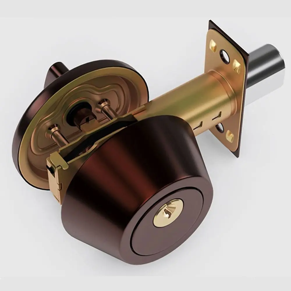 متعدد الألوان دخول مقابض الأبواب جانب واحد الفولاذ المقاوم للصدأ أقفال باب الغرفة دائم غير مرئية الميت بولت قفل الباب بوابة باب المنزل