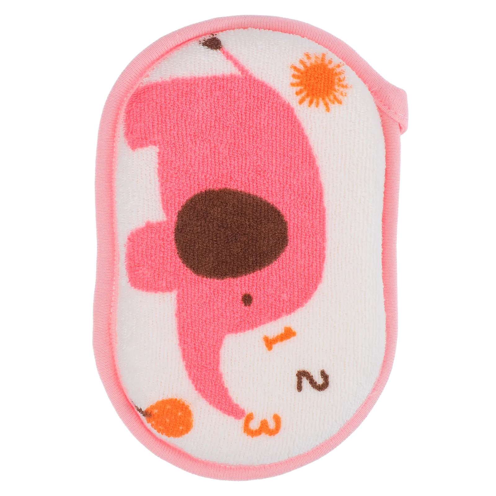 مادة إسفنجية ناعمة من القطن الطبيعي لحمام الطفل للبشرة الحساسة، تنظيف لطيف للأطفال حديثي الولادة #6