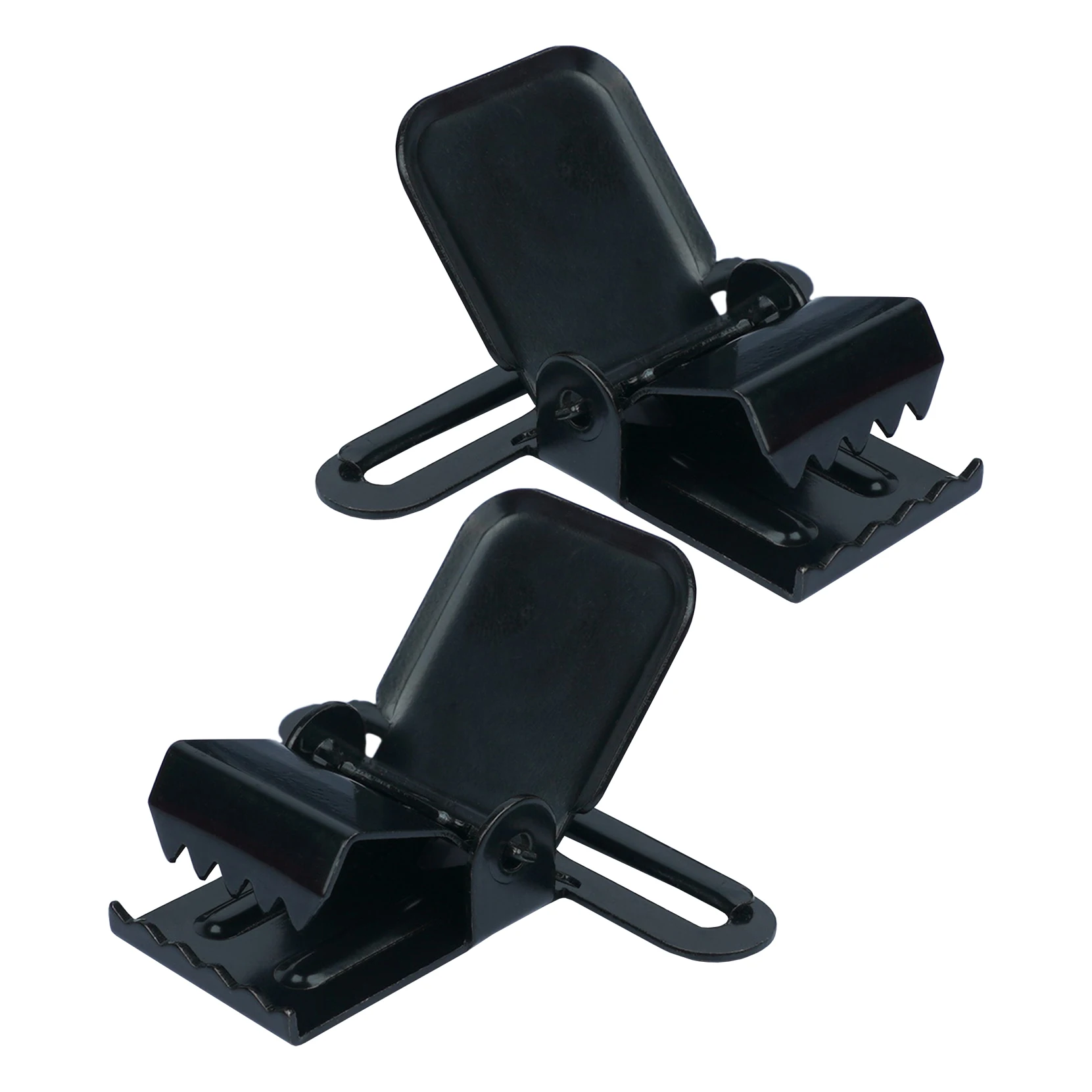 Kunn clipes de suspensórios de metal de 2 polegadas, clipes de fixação resistentes de substituição