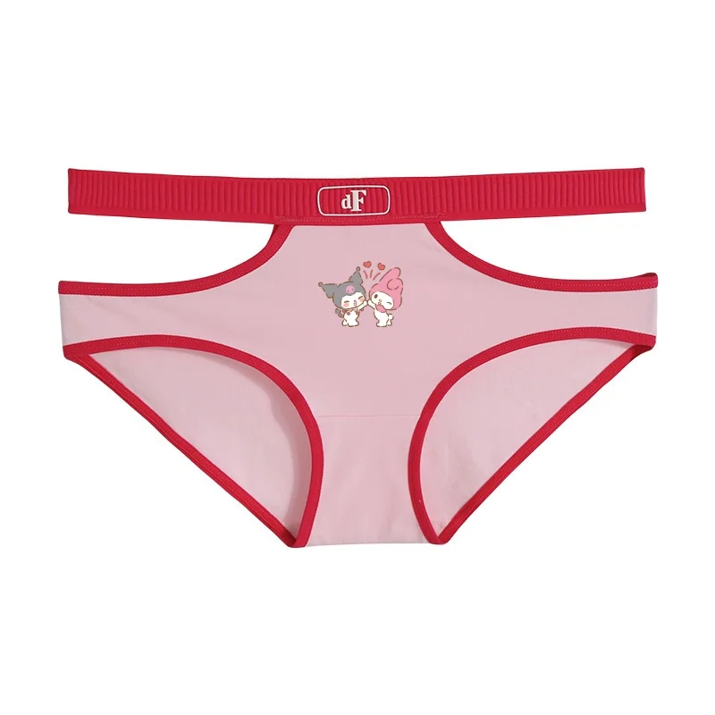 

Hot Spicy Sweet and Cool Girl's Cartoon Pattern My Melody Kuromi HelloKitty Sports Jogging Dopamine Wearing Cotton Underwear