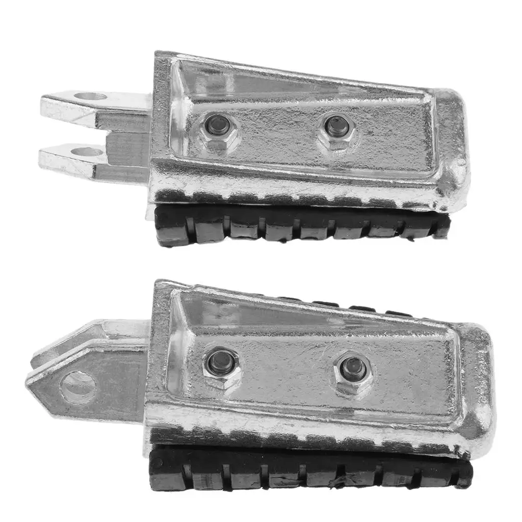 Motorcycle Footrests Front Antiskid Pedal Set Rubber Iron Durable for Yamaha Virago XV Series All Year Fitment