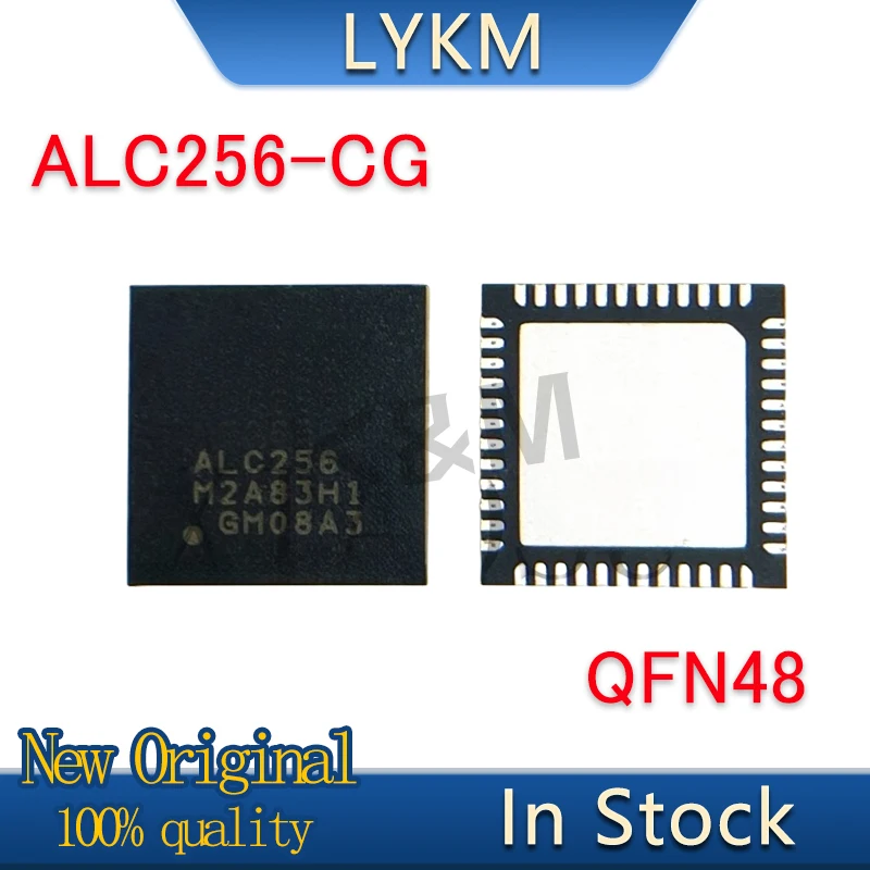 2-5/PCS New Original ALC256-CG ALC256 QFN48 Audio codec TX9 sound card In Stock