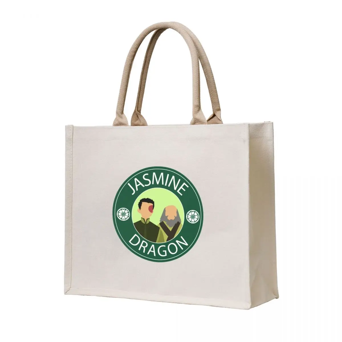 

Jasmine Dragon Zuko and Iroh Tea Shop Tote Bag cute pouch bag Lady bags Canvas shoulder bag for beach