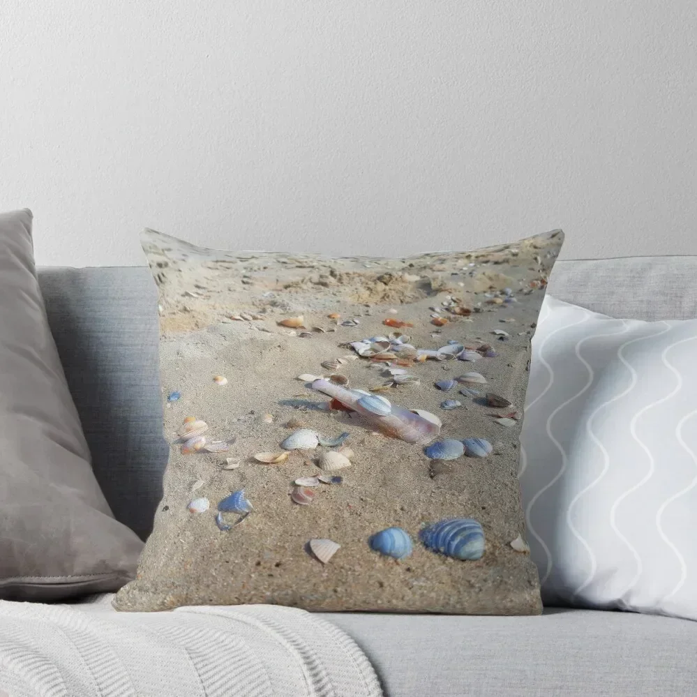 

Seashells on the beach Throw Pillow Sofas Covers luxury sofa pillows Cushion Child Christmas Covers For Cushions pillow