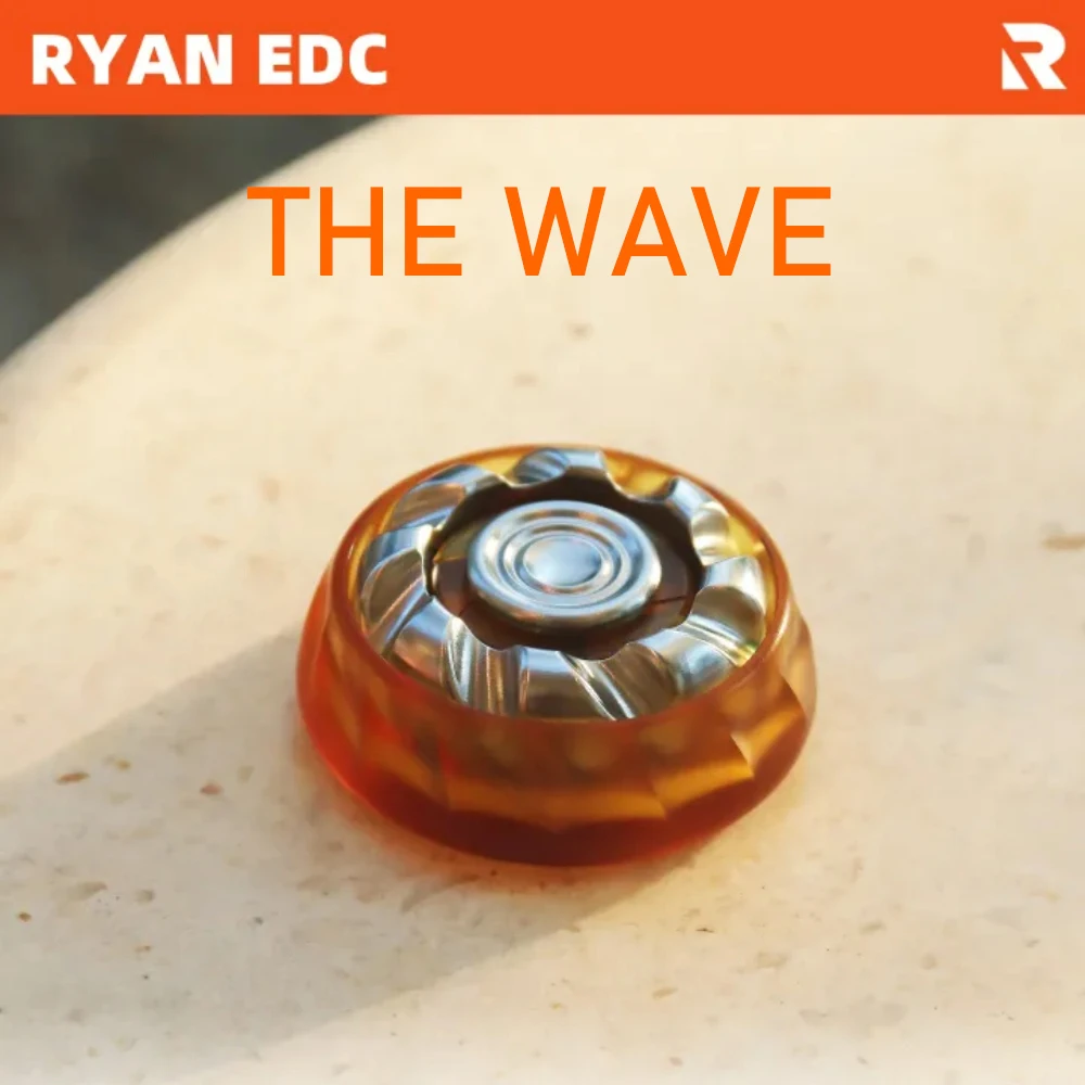 

Монета-гироскоп RYAN EDC THE WAVE PEI S.S. с механизмом сцепления, тактильная монета, офисные игрушки