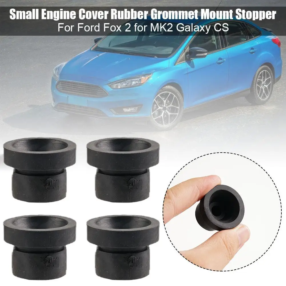 For Peugeot 407 4 Pcs 2.0 Diesel Engine Cover Grommet Rubber Buffer Mount Bush Stopper Auto Motor Accessories Engine Parts