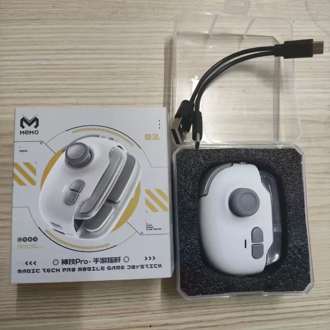 MEMO MB03 Pro Mobile Game Controller Joystick One-Click Equipment Swap Smart Recoil Control with Vibration for iOS and Android