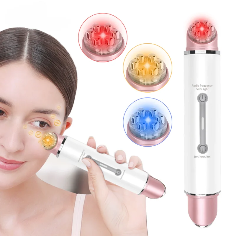 EMS Eletrônico Facial Eye Massager, LED Photon Massagem, sacos oculares, círculos escuros, inchaço e remoção de rugas