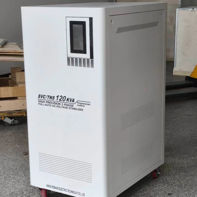 100Kva Three Phase AVR Voltage Regulator Static Solid State Automatic Voltage Stabilizer Heavy Duty Power For Medical Equipment