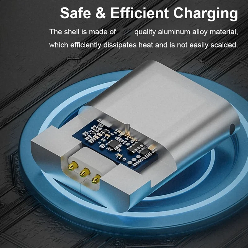 High Quality-USB Type-C/Lighting To 3 Pin Converter Quick Charge Indicator Light Charging Adapter For Laifen Electric Toothbrush