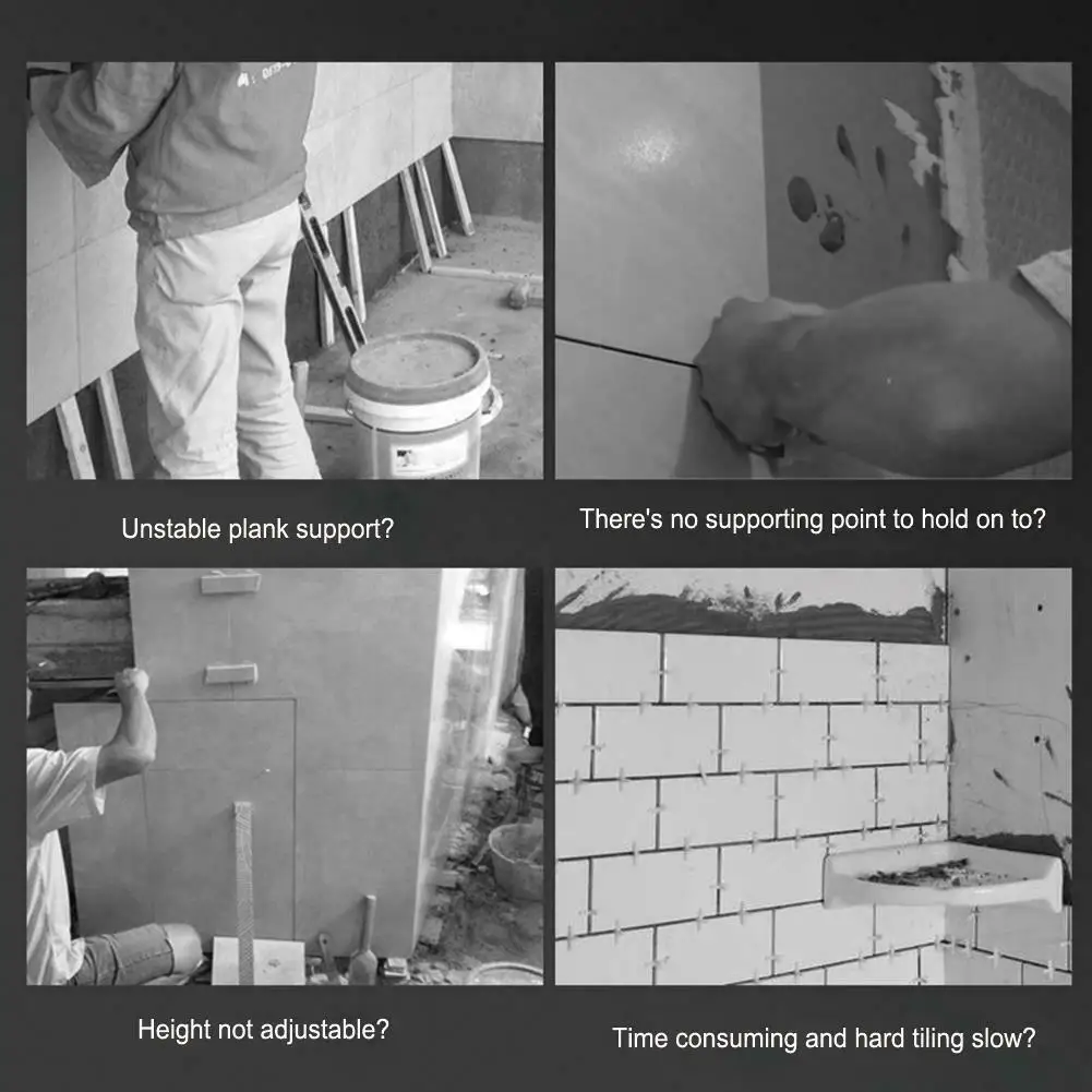 Portable Manual Tile Locator Wall Regulator Height Ceramic Fine Thread Rising Tile Leveler Adjustment Construction Tool Adjuster