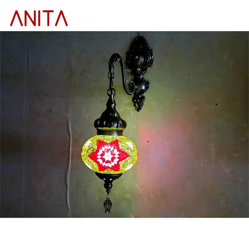 ANITA Exotic Retro Wall Lamps Creative Indoor Decorative For Home Living Room Hotel  Corridor Bedroom