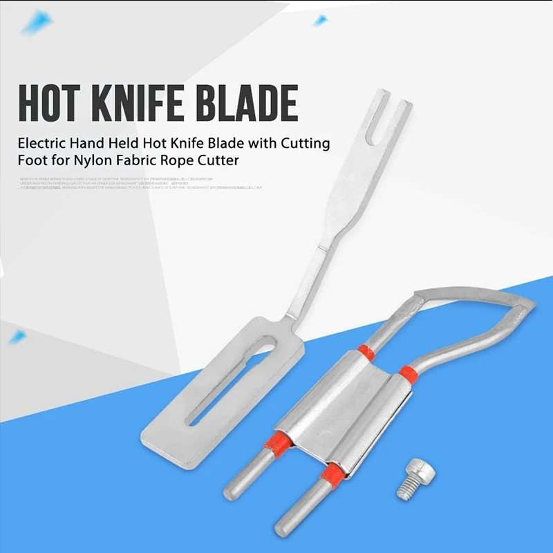 Electric Fabric Cutting Blade Rope Cutter Blade Heating Knife Webbing Cutter Blade Nickel-Chromium Alloy Hot Knife Cutter Blade