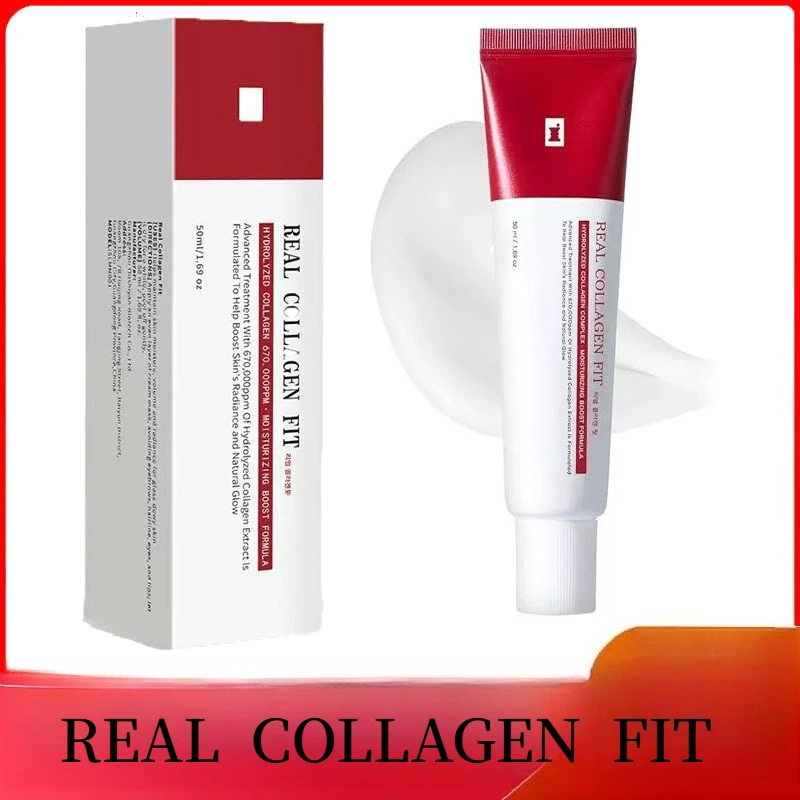 Real Collagen Fit, Collagen Wrapping Mask, Collagen 670,000ppm, Peel Off Facial Mask for elasticity, Hydrating, Glow, Glass Skin