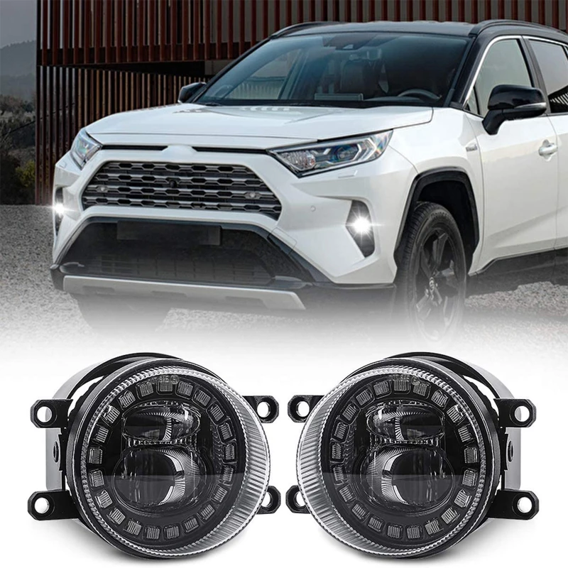 1 pair Led Fog Lights for Toyota Corolla Verso Camry Ractis Avensis RAV 4 Yaris Verso S Highlander Avalon for Lexus Fog Lamp