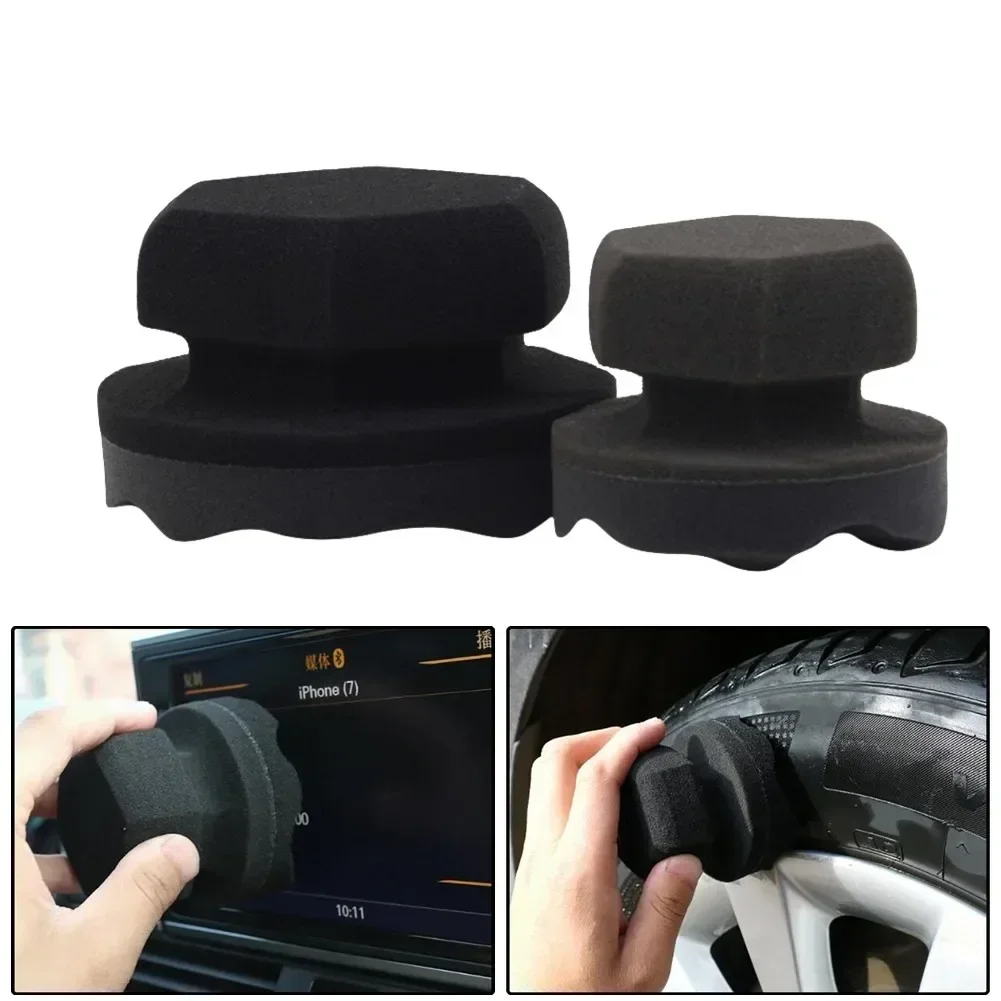 Auto Tire Contour Dressing Pad – S/L Gloss Shine Polishing Sponge For Paints's Waxing, Polishing NEW