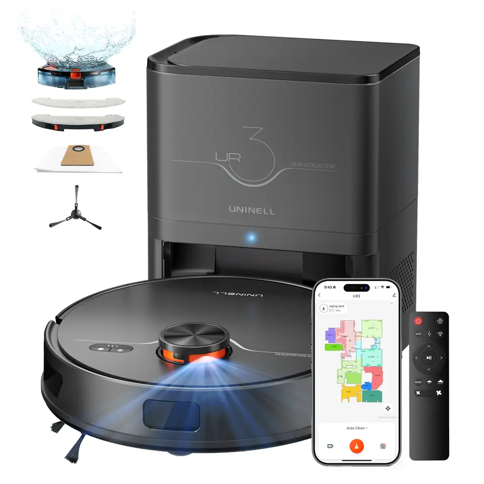 Refurbished Robot Vacuum & Mop with LiDAR Navigation, 7000Pa Suction