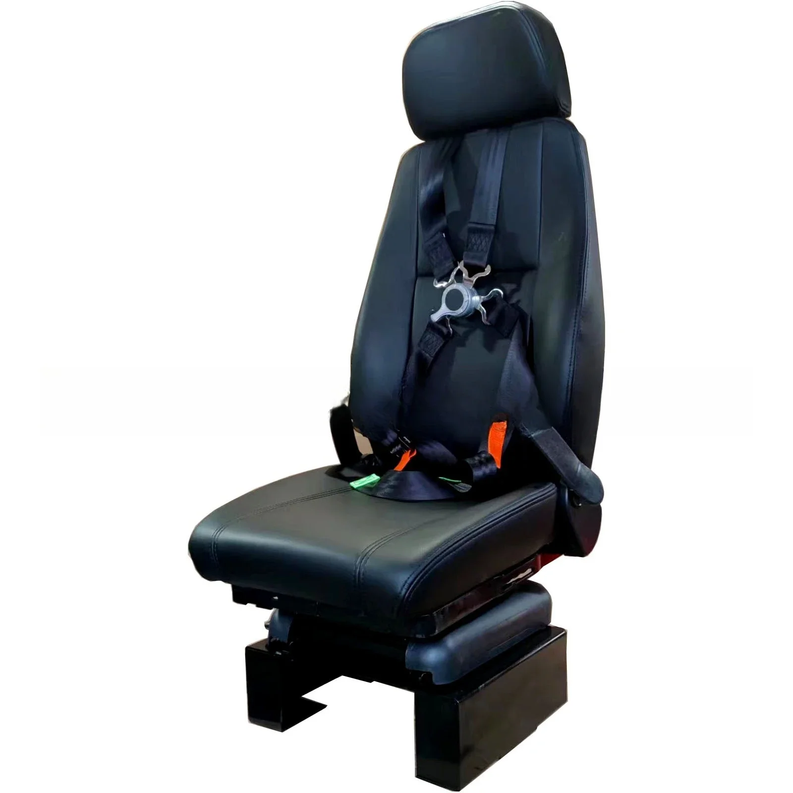 Teaching aircraft simulated cockpit seat, crane driver seat, five-point seat belt height adjustment seat