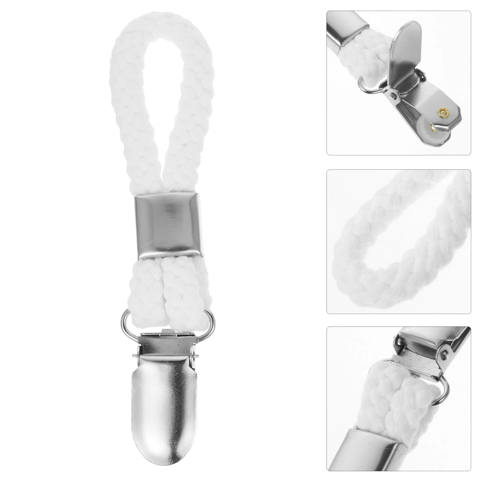 

4 Pcs Hooks Metal Patch Hanger Clamp for Hanging Picture Laundry Clips Drying Clothes with Kitchen Towel