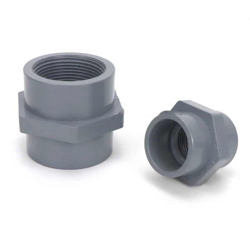 

1~5PCS 20-110mm To1/2"-4" Male Thread PVC Pipe Equal Straight Connector Aquarium Garden Irrigation Adapter Fish Tank Accessories