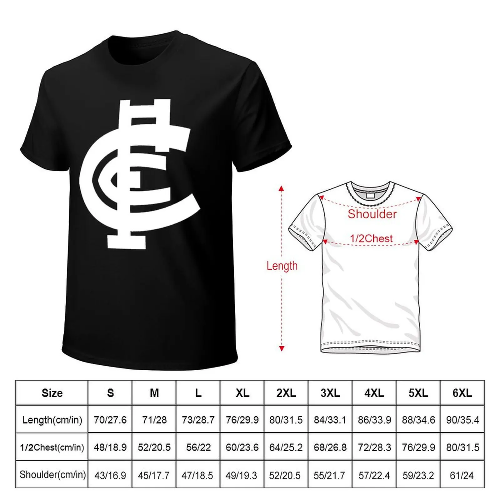 Carlton logo Classic T-Shirt Functional Casual Short Sleeve Tee