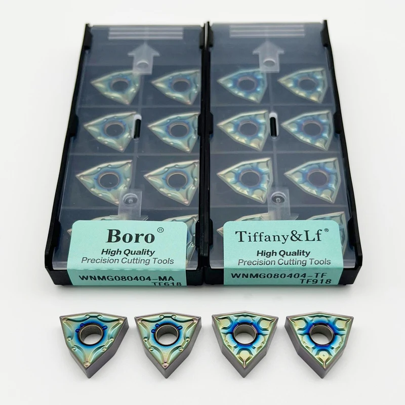 

WNMG080404 WNMG080408 WNMG080412 MA MS MM TF TF618 TF918 Carbide WNMG Insert External Turning Tool For Hardened Steel