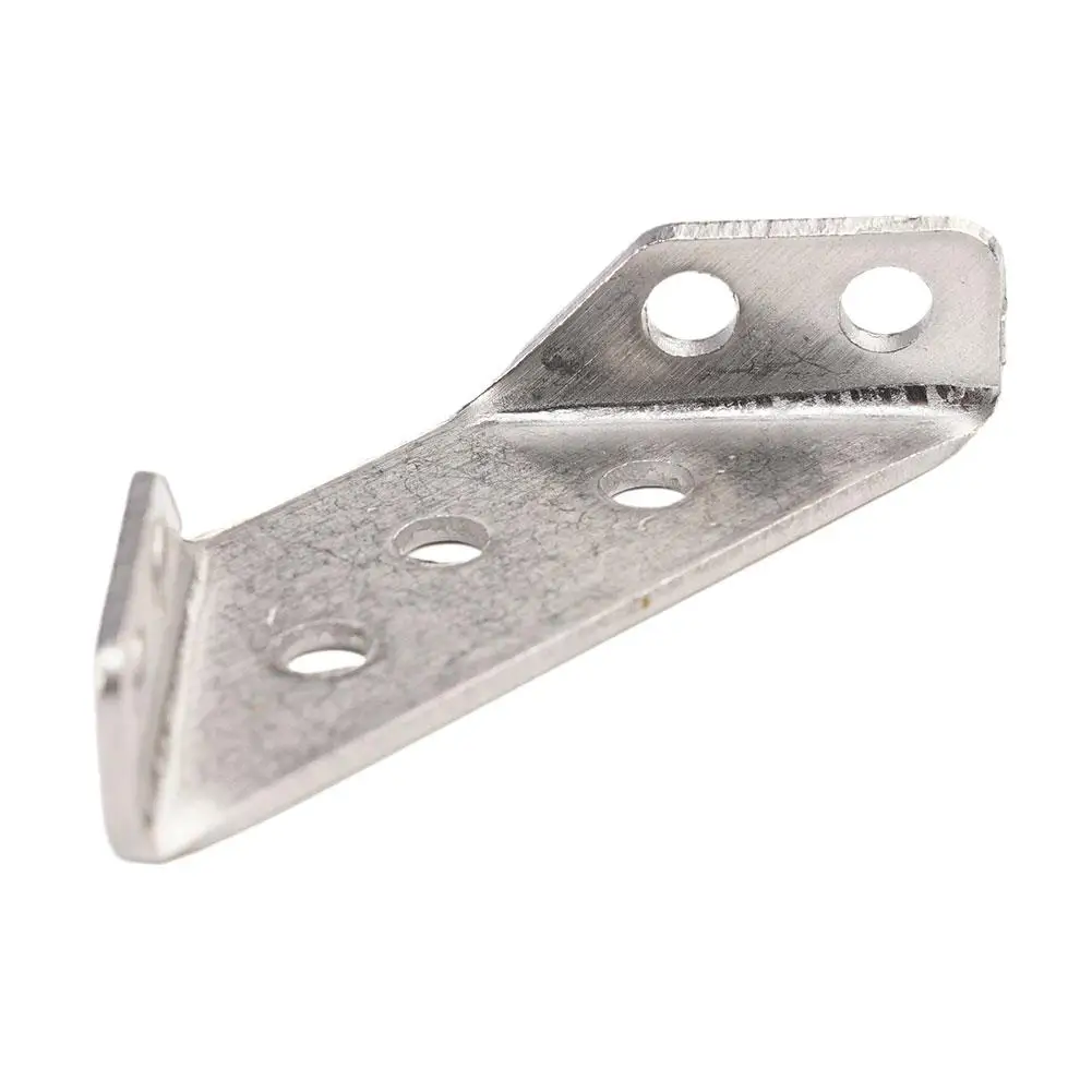 10pcs Universal Furniture Corner Connector Stainless Steel Small Universal Corner Code Fastener Triangular Support Furniture