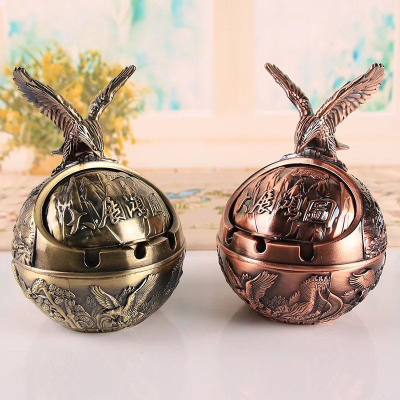 

Animal Ashtray Ashtray of The Chinese Zodiac Metal Cigar Ashtray Living Room Office Smoking Accessories Portable Boyfriend Gifts