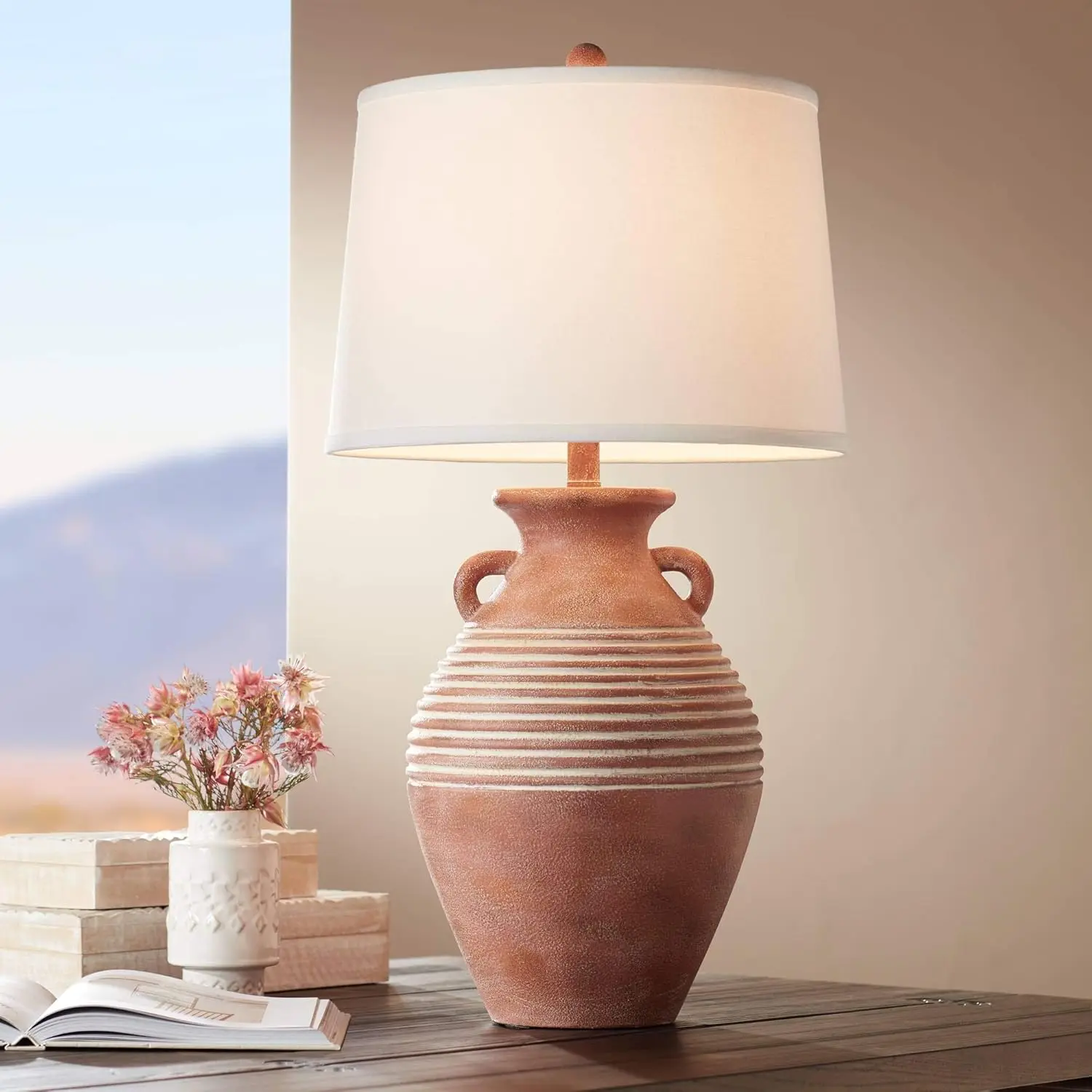 Sierra Rustic Southwestern Style Jug Table Lamp 30