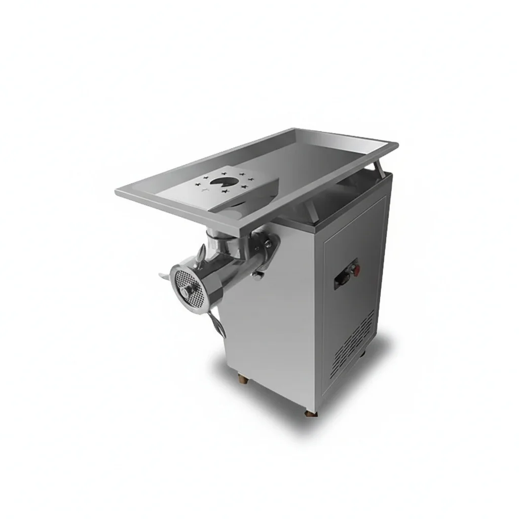 Industrial Meat Grinder, Stainless Steel Electric Meat Stuffer, 85 x 50 x 86 cm Automatic Meat Processor, Heavy Duty Commercial