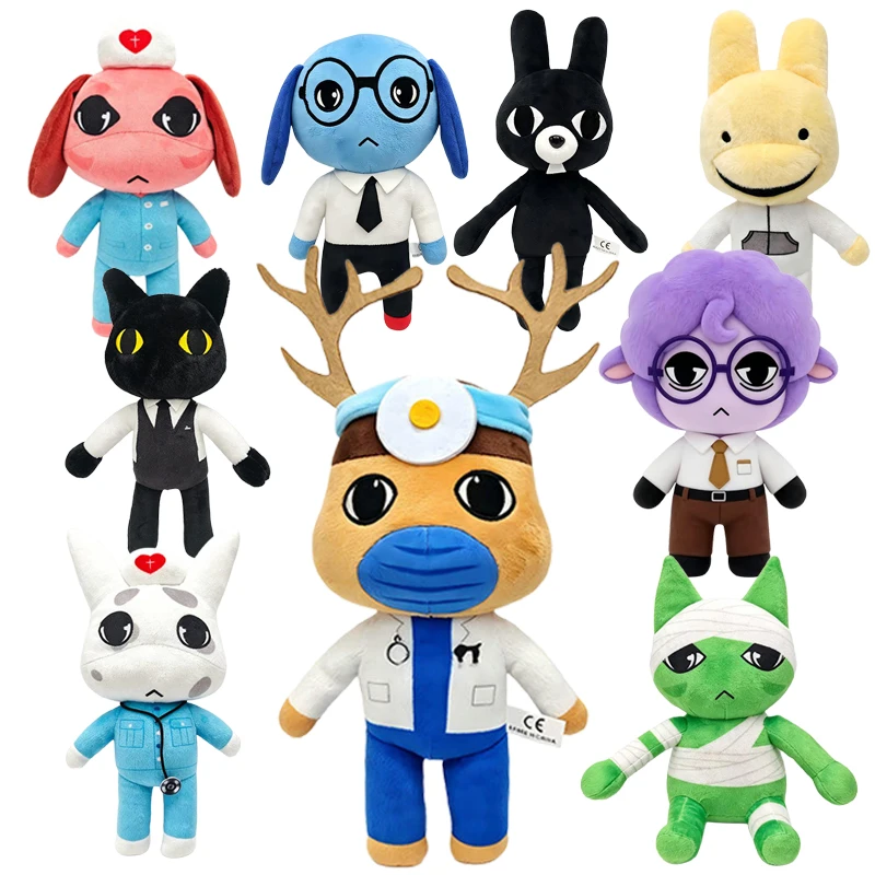 Peluche populaire Animal Hospital : Anomalie du Chat, du Chien, du Pingouin, du Lapin – Jouet de collection pour fans