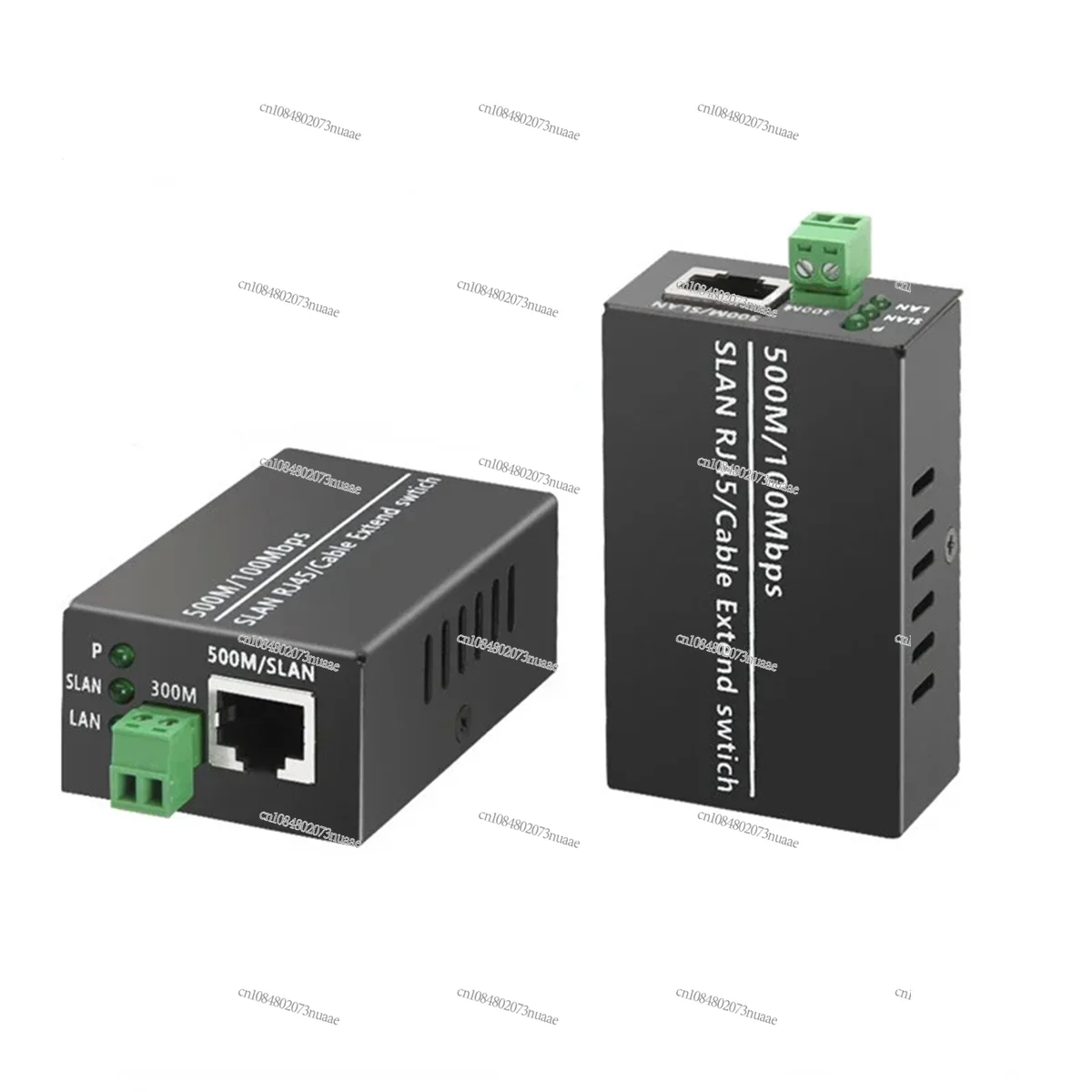 1Pcs Ethernet IP Extender Over Coax HD Network Kit EoC Coaxial Cable Transmission Extender for Security CCTV Cameras(B)