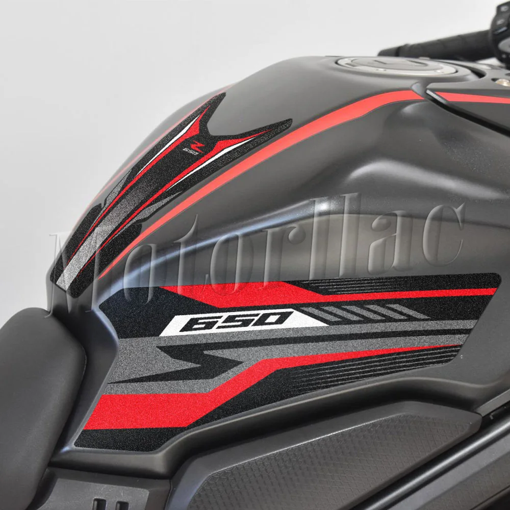 Motorrad-Tankpad-Aufkleber Rutschfester Kniegriff-Schutz-Aufkleber Zubehör für Honda CBR650R CB650R 2019-2024 2023 – Detail 4