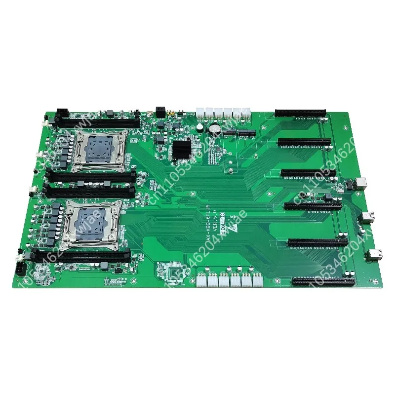 Dual X99 Mainboard 6 Graphics Card Slot for AI Scientific Computing Desktop
