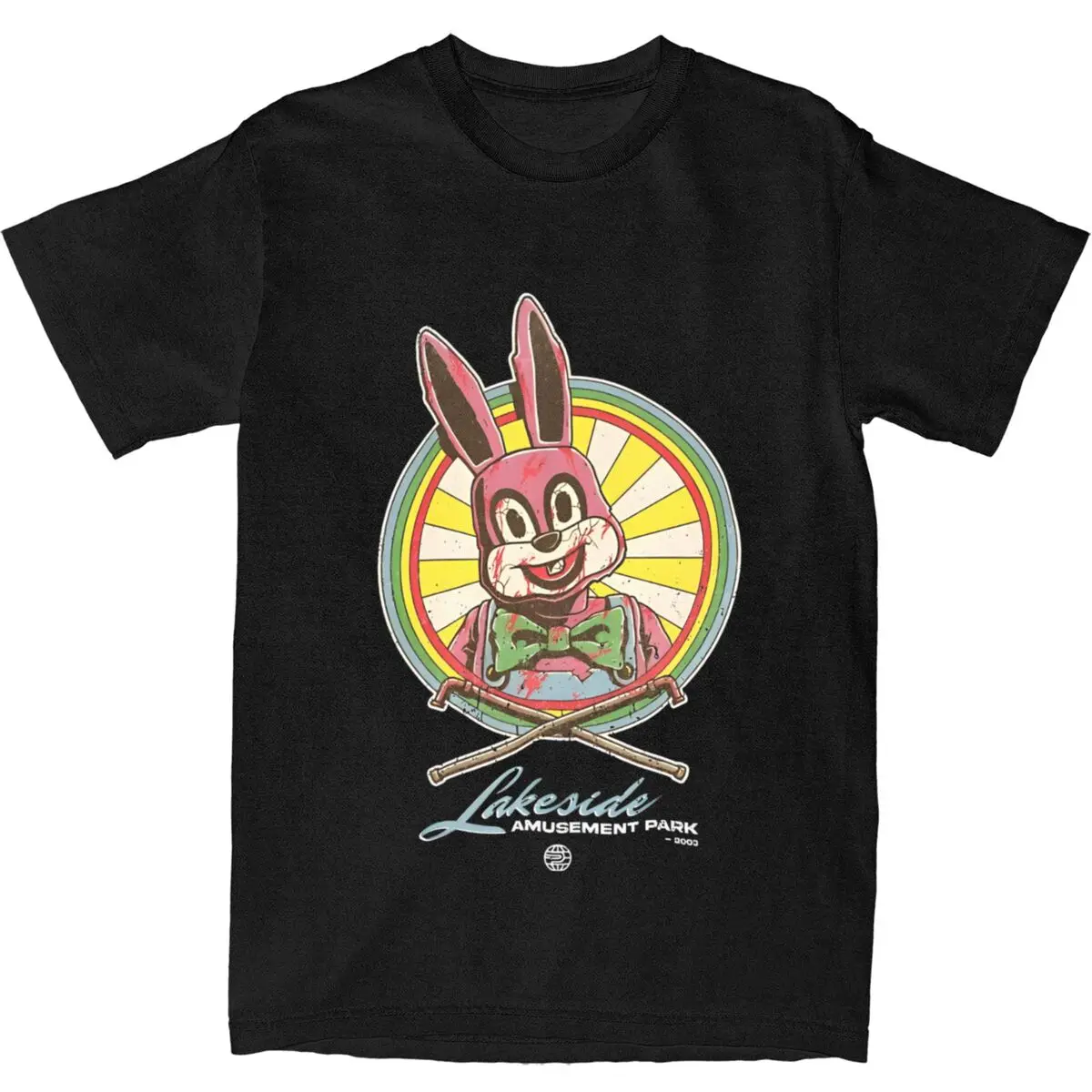 Silent Hill 3 - Lakeside Amusement Park Robbie The Rabbit T Shirt Horror Game Cotton T Shirts Summer Tee Shirt Plus Size Tops