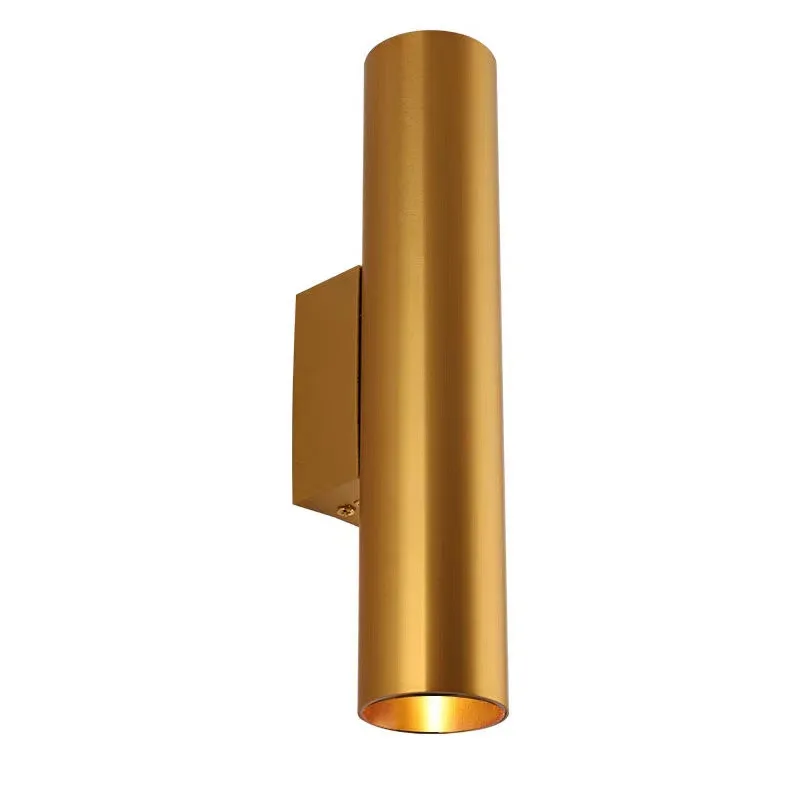 

Modern Minimalist Wall Lamp Golden Black Cylindrical Lliving Room Background Wall Luminous Aisle Corridor Bedroom Bedside Lamps