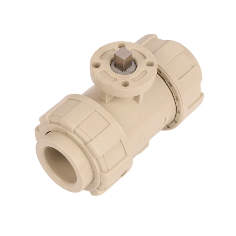 Excellent Sealing Performance 4-20Ma 2 Way Plastic PPH True Union Proportional Water Control True Union Ball Valve For Sale