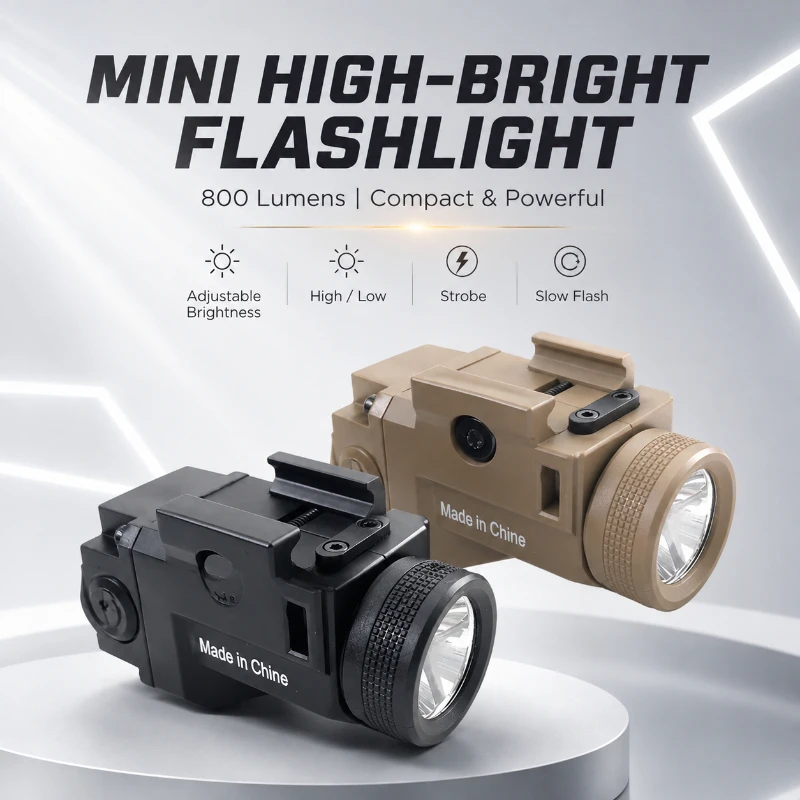 Compact Mount‑able Outdoor Torch Light High Brightness Adjustable Multi‑Light Modes Durable Portable LED Lamp