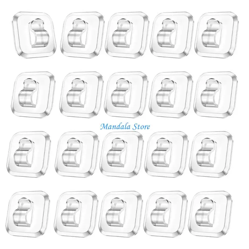 

U2JC Easy Installation Plastic Clip Securely Mount Decorative String Lights Indoors