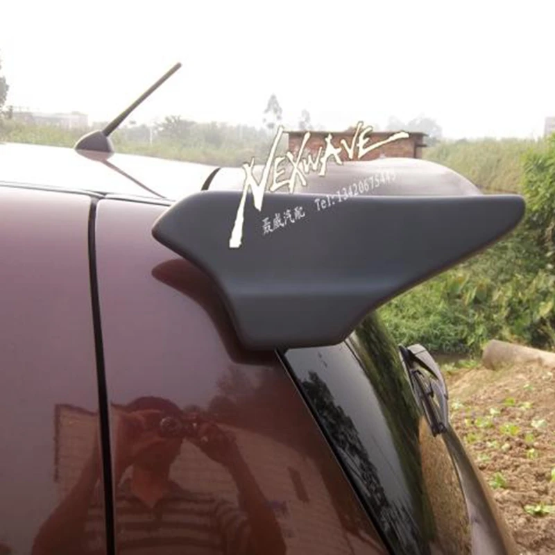 For Suzuki Swift Spoiler High Quality FRP Material Car Rear Wing Primer Color Rear Spoiler For Suzuki Swift Spoiler 2008-2015