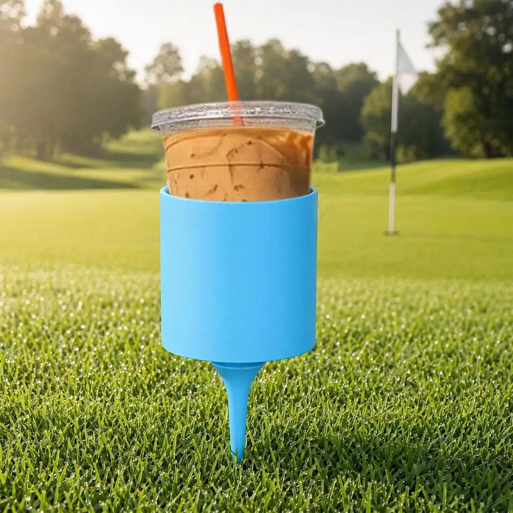 

Durable Drink Holder Portable Golf Ground Cup Holder Stake 3d Printed Drink Holder for Coffee Cups Tumblers Outdoor Water Bottle