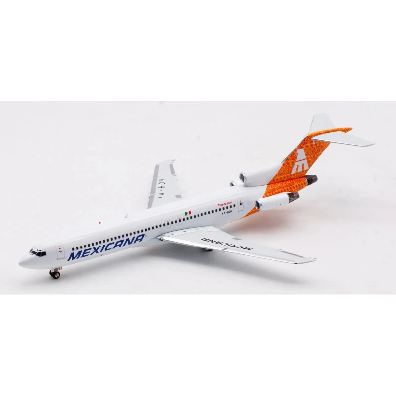 

New1:200 Diecast Alloy Plane INFLIGHT Mexicana Airlines Boeing B727-200 Aircraft Jet Model XA-HOV IF722MX1222 Collection Display
