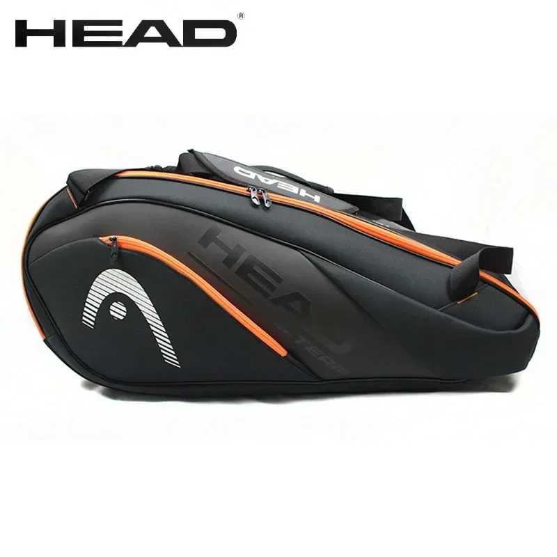 HEAD-Bolsa de raquetas de Tenis para hombre y mujer, Mochila deportiva de gran capacidad con carcasa dura, raquetas de bádminton 9, 6 piezas