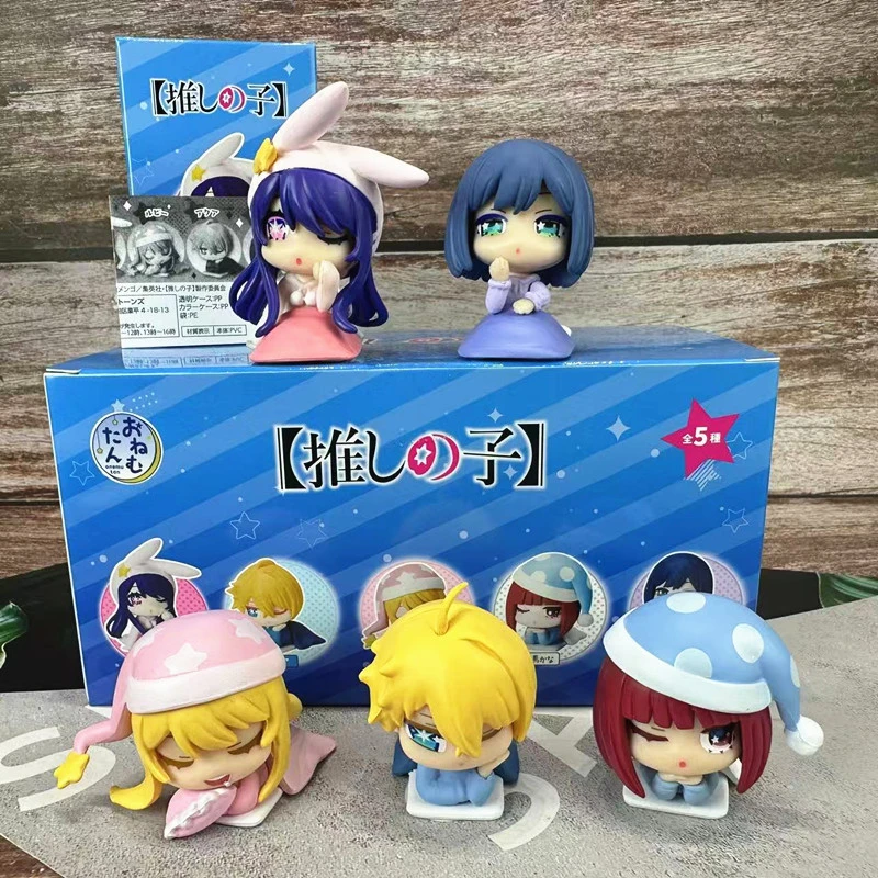 

Anime OSHI NO KO Ai Hoshino Aquamarine Hoshino Akane Kurokawa Kawaii Sleep Doll Figures Blind Box Toys Collection Ornaments Gift