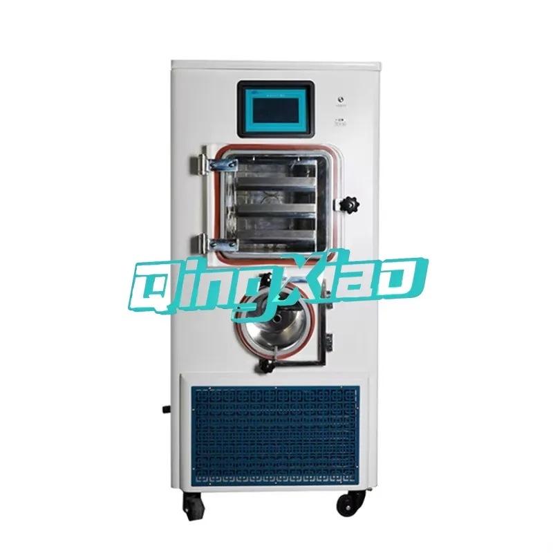 Silicone Oil Heating Pilot Laboratory Freeze Drying Machine Fruit Food Soil  Dehydration Dryer  High Efficiency Low Noise Stable