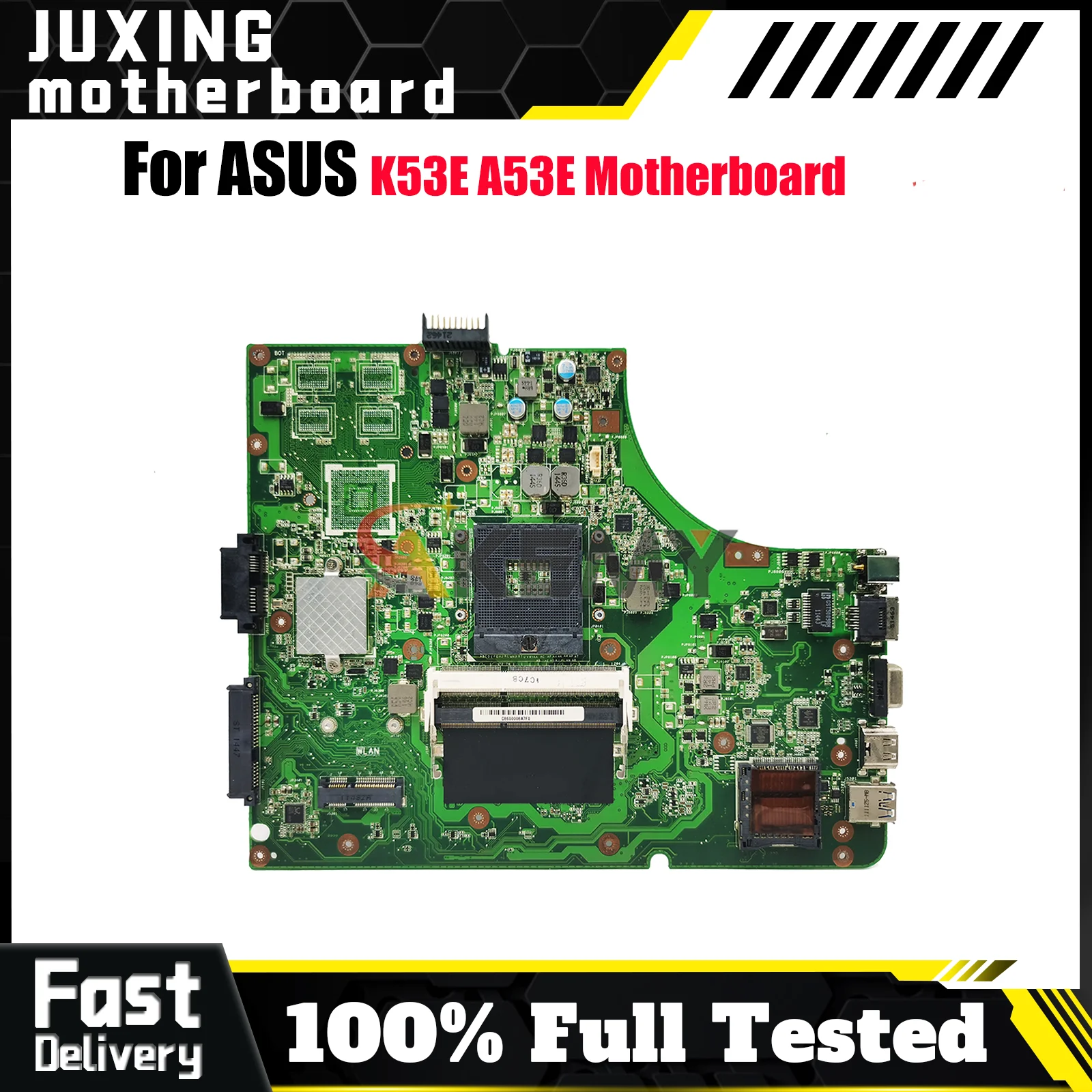 

K53E Laptop Motherboard For ASUS K53E K53E Notebook Mainboard This item is in stock 100% tests OK fast shipping High quality