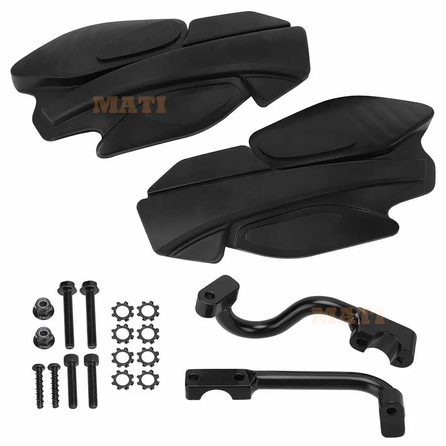 Handguards & Mount Brackets Kit Compatible with Polaris Sportsman 1000 850 800 570 550 500 450 400 Scrambler 850 1000 2889341