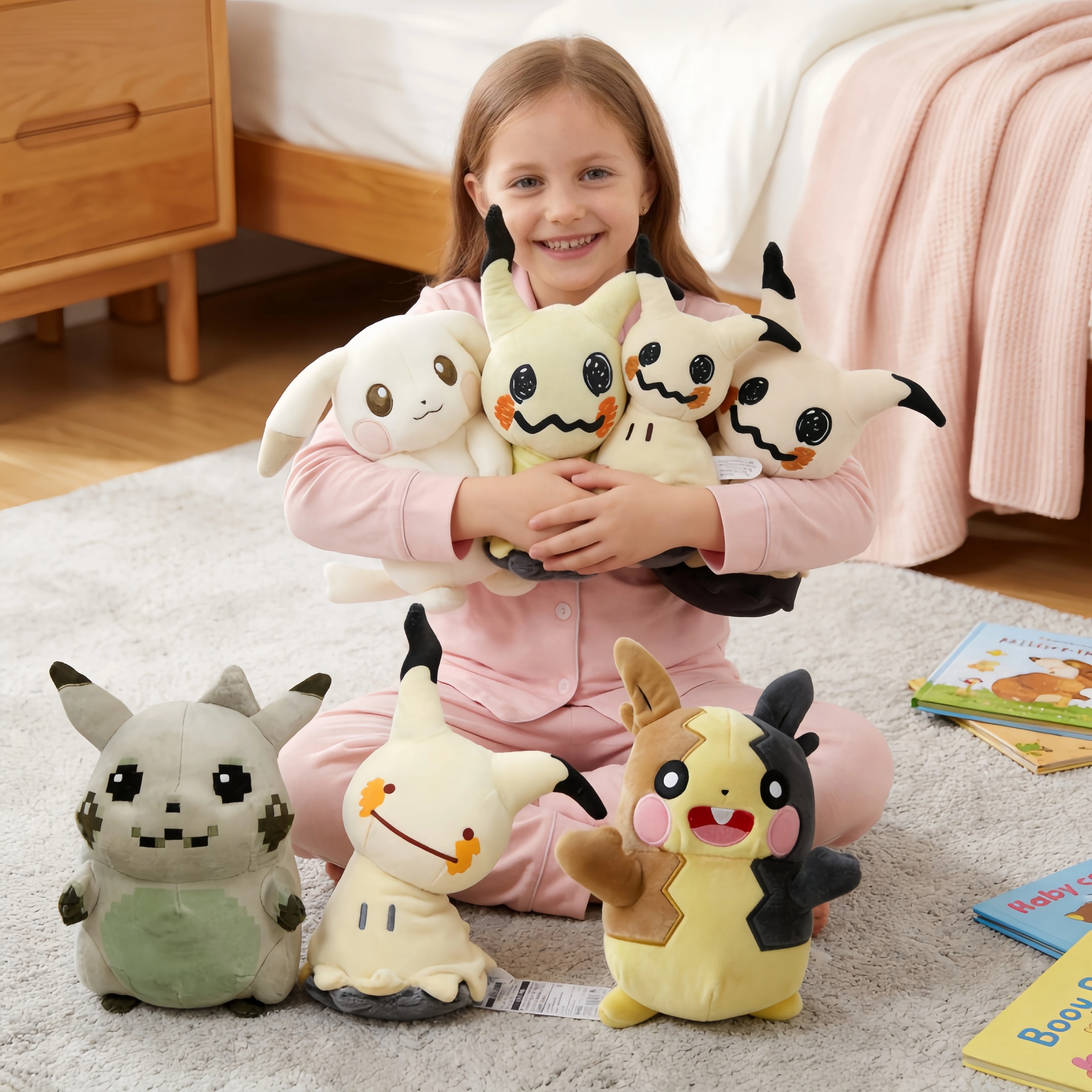 Mimikyu Eevee Plüschtier Peluche Pokemon Morpeko Jirachi Growlithe Plusle Jigglypuff Riolu Treecko Plüschtiere Kindergeschenk