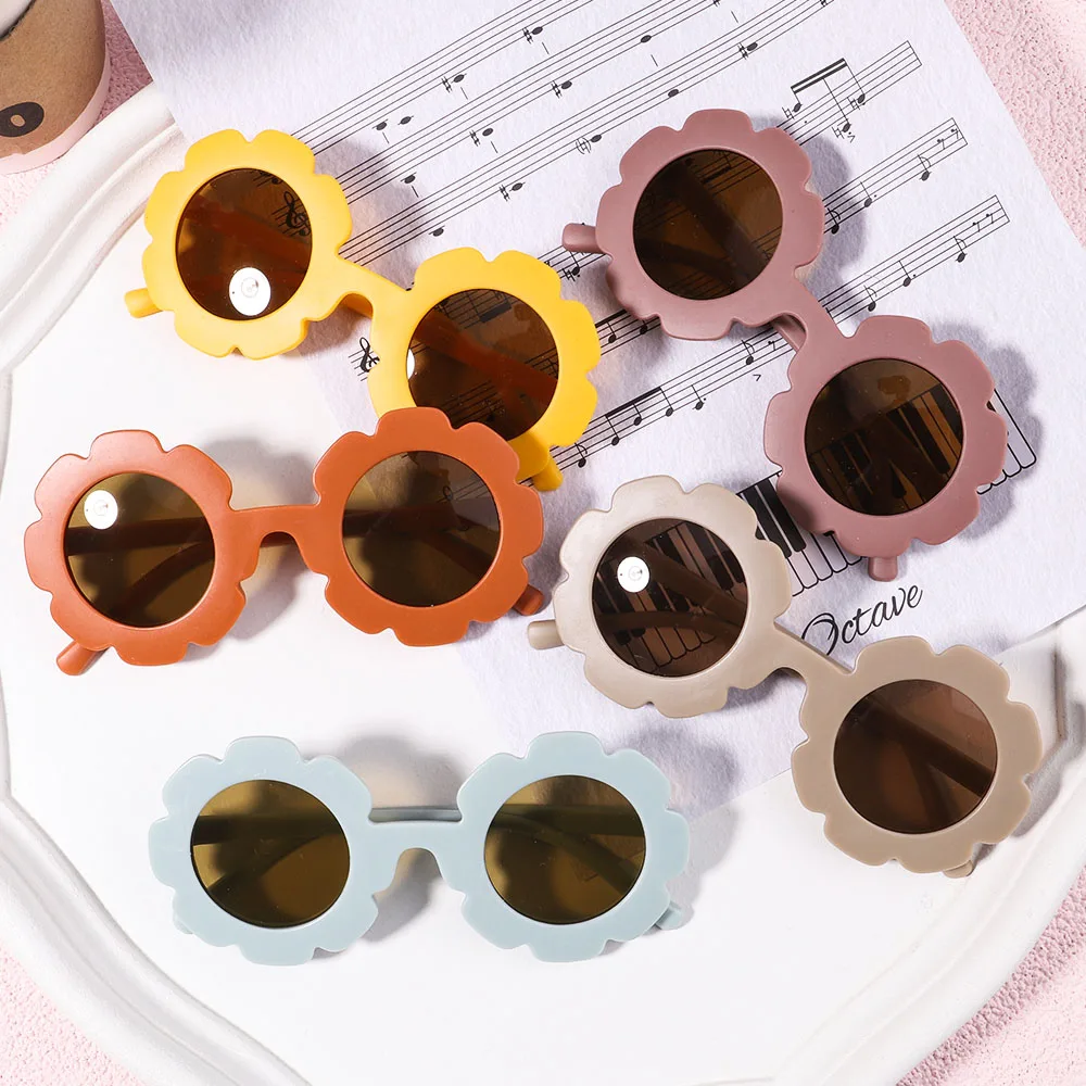 Kids Vintage Cute Sunglasses Boy Girl Toddler Baby Outdoor UV Protection Sun Glasses Eyewear Children Accessories Gift Wholesale